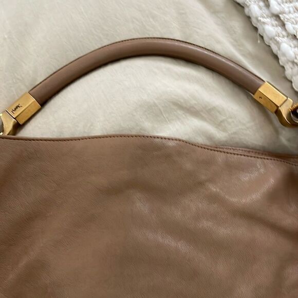 YSL -Yves Saint Laurent Roady Hobo Leather Shoulder Bag - Picture 3 of 9